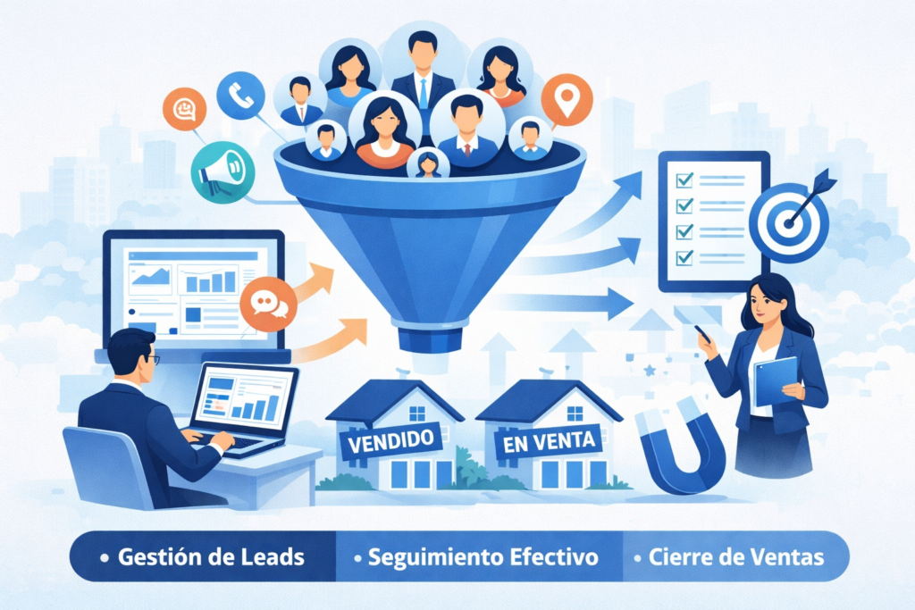 CRM inmobiliario mejora la captación de clientes potenciales
