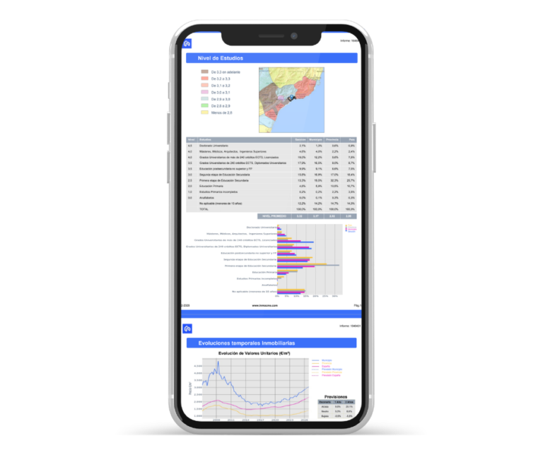 Tasación para inmobiliarias informe oficial online móvil