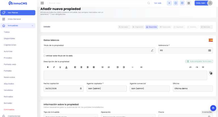 web inmobiliaria sin saber programar