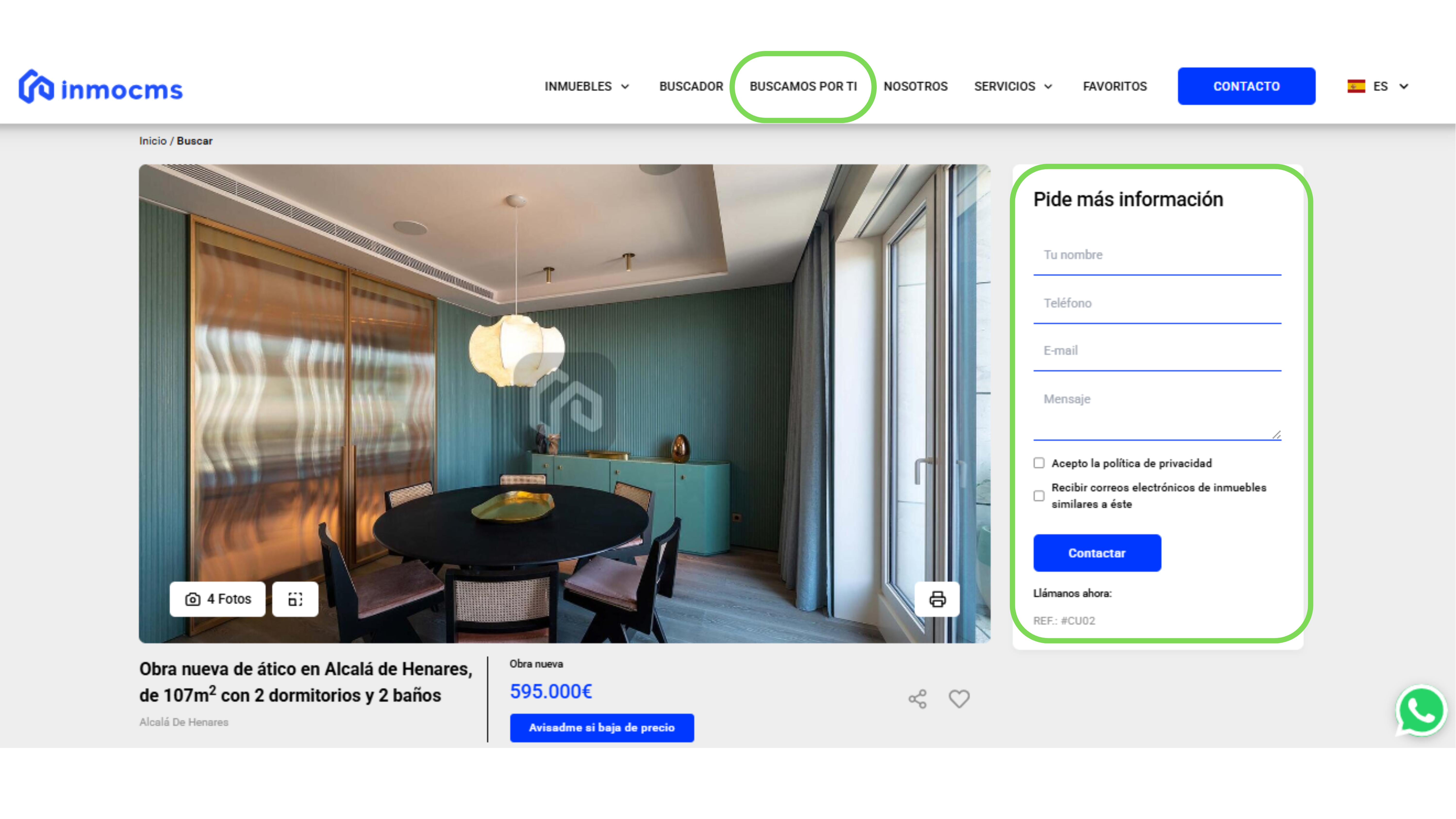 Apartado clientes